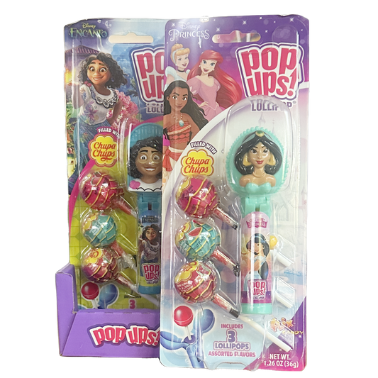 Princess Pop Up with Lollipops 36g