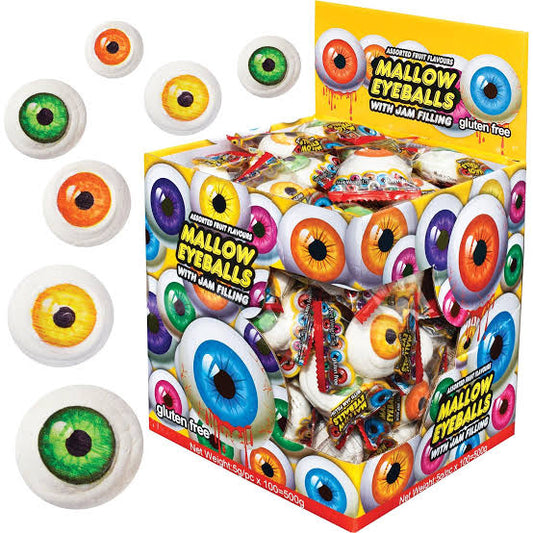 Mallow Eyeballs with Jam Filling 100pc