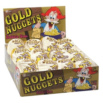 Gold Nuggets Bubblegum 50g