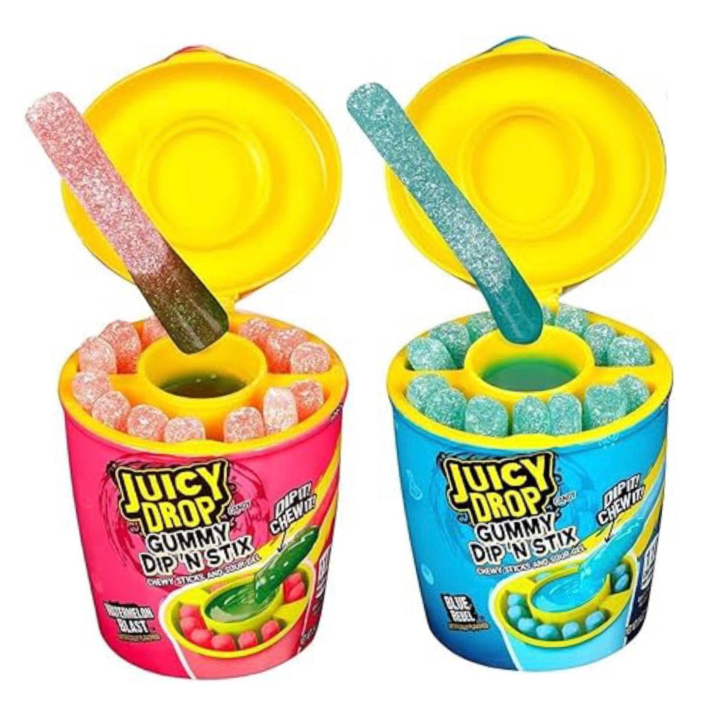 Juicy Drop Gummy Dip n Stix 96g