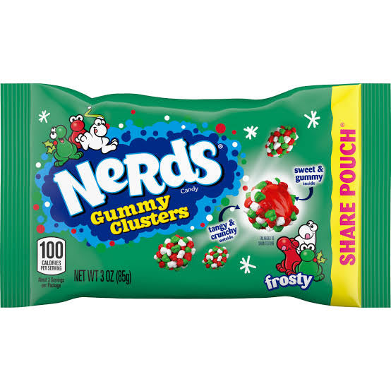 Nerds Gummy Clusters Holiday Frosty 85g