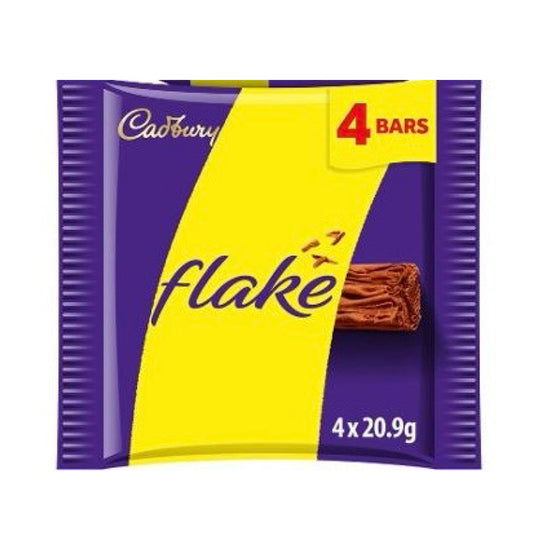 UK Cadbury Flake 4 pack 80g