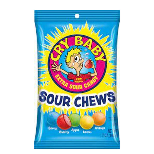 Cry Baby Sour Chews 198g