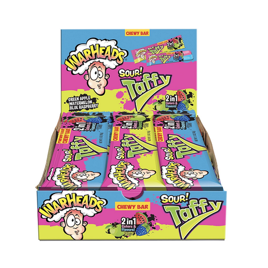 Warheads Taffy Bar 42g 24 pack