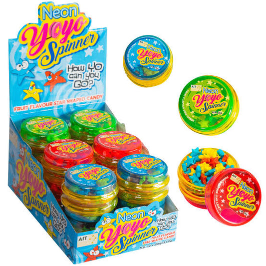 Neon Yo-yo Spinner 26g 12 pack