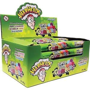 Warheads Sour Gumballs 10pc 12 pack