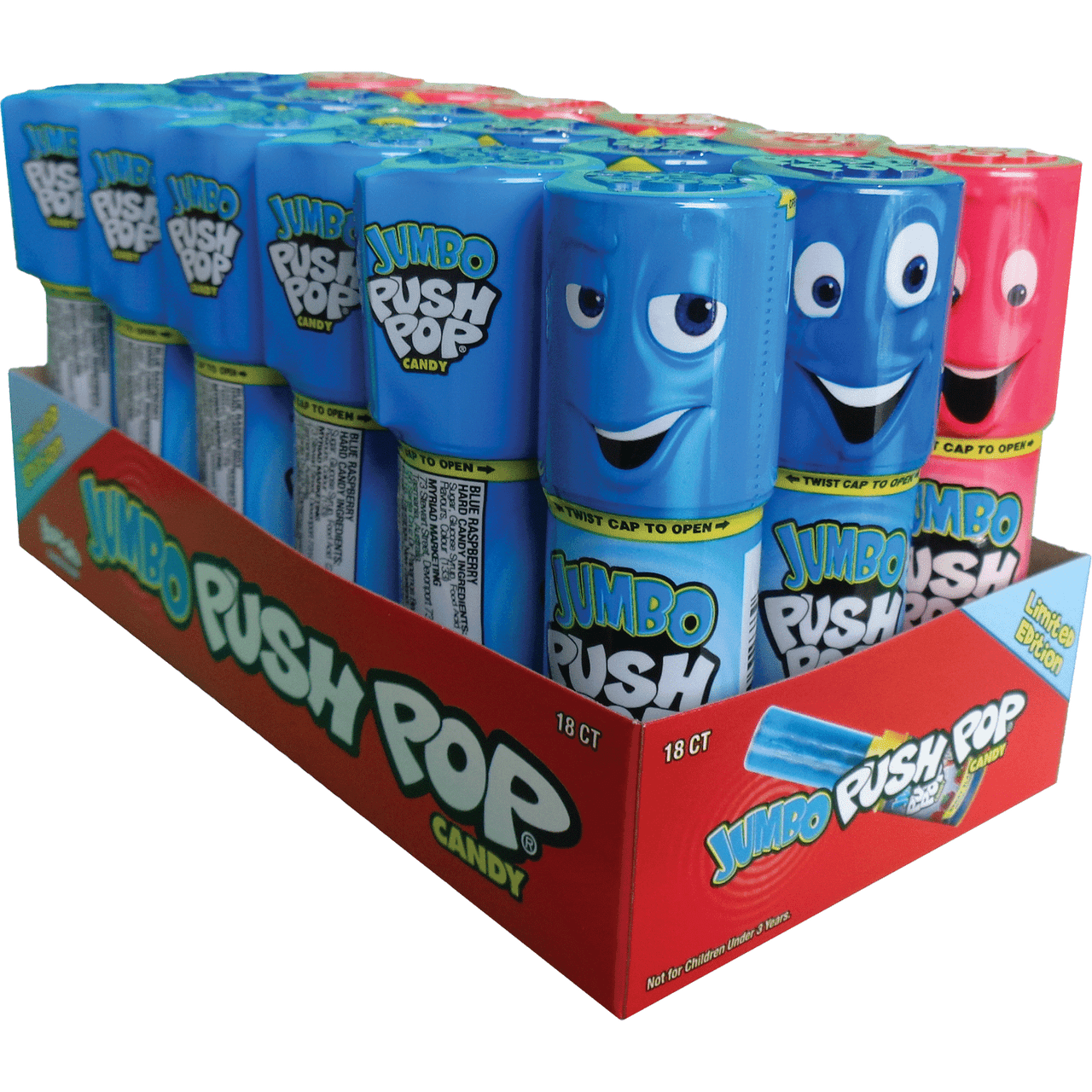 Jumbo Push Pop 30g18 pack