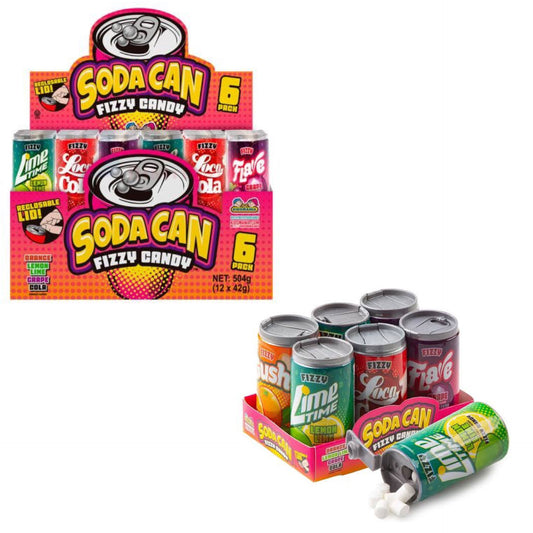 Soda Can (6 pack) 42g 12 pack