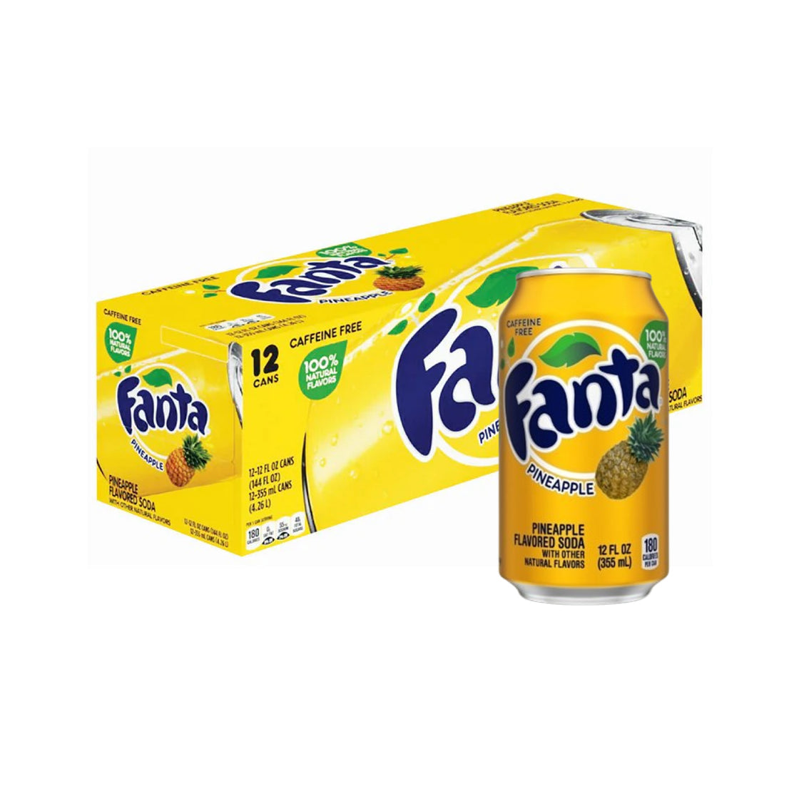 U.S Fanta Pineapple 355ml 12 pack