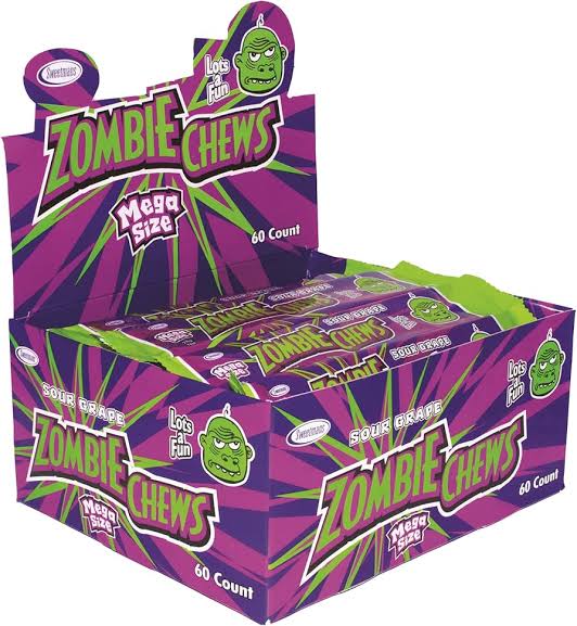 Zombie Chews Grape 72 pack