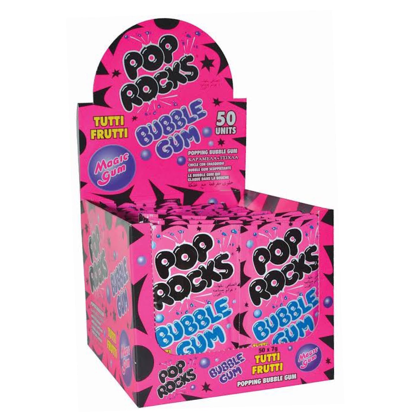 Pop Rocks Tutti Frutti 7g 50 pack