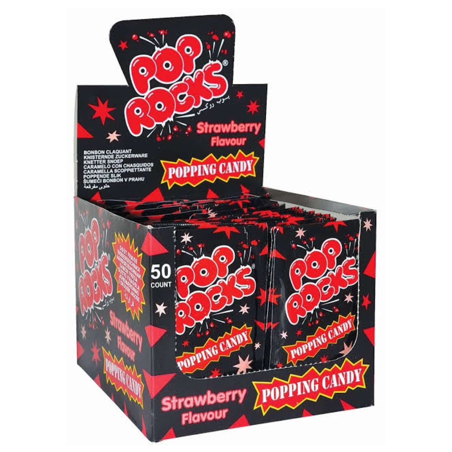 Pop Rocks Strawberry 7g 50 pack