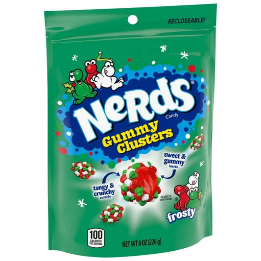 Nerds Gummy Holiday Clusters Frosty 227g Christmas 2024 (Limited Edition)