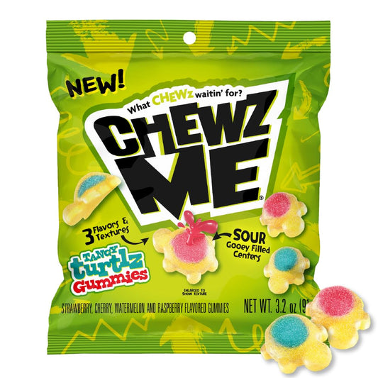 Chewz Me Sour Gummies Turtlz 91g