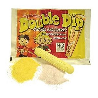 Swizzlers Double Orange & Cherry Dip 19g