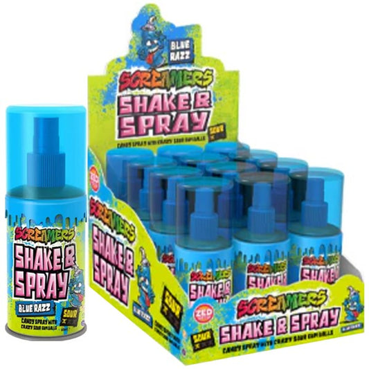 Screamers Shake & Spray Blue Razz 60ml