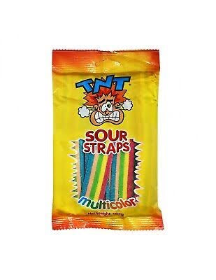 TNT Sour Straps Multicolour Bag 150g