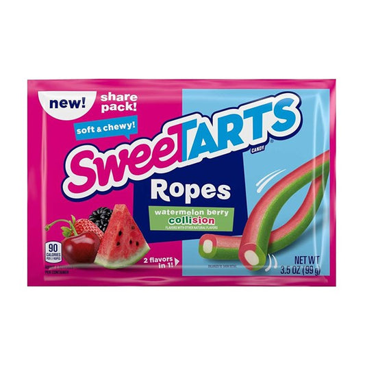 Sweet Tarts Ropes Watermelon Berry Collision 99g