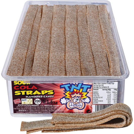 TNT Sour Straps Cola 200 pack