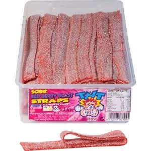 TNT Sour Straps Red Berry 200 pack